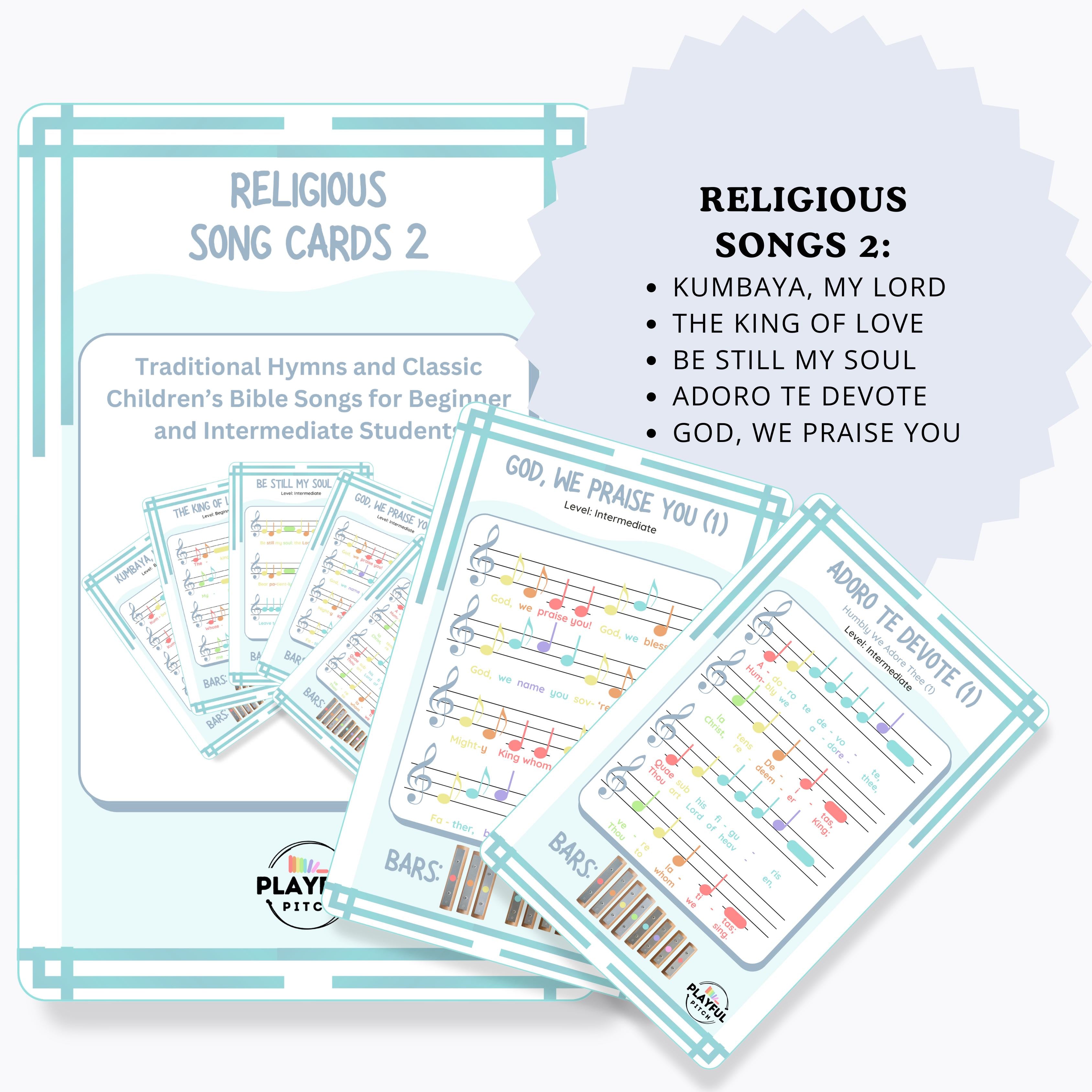 Religious Song Cards 2