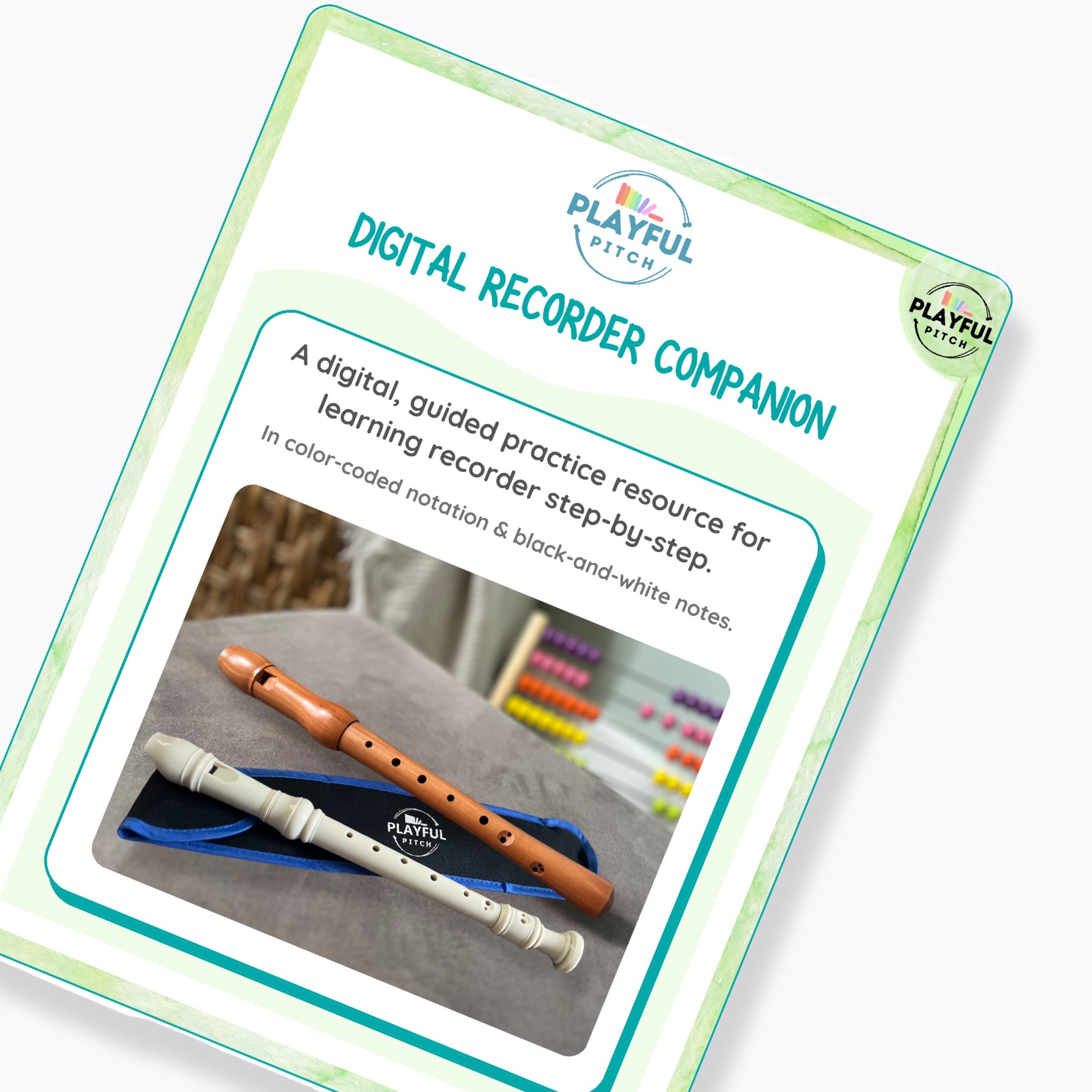 Recorder Song Cards + Catholic Music Curriculum