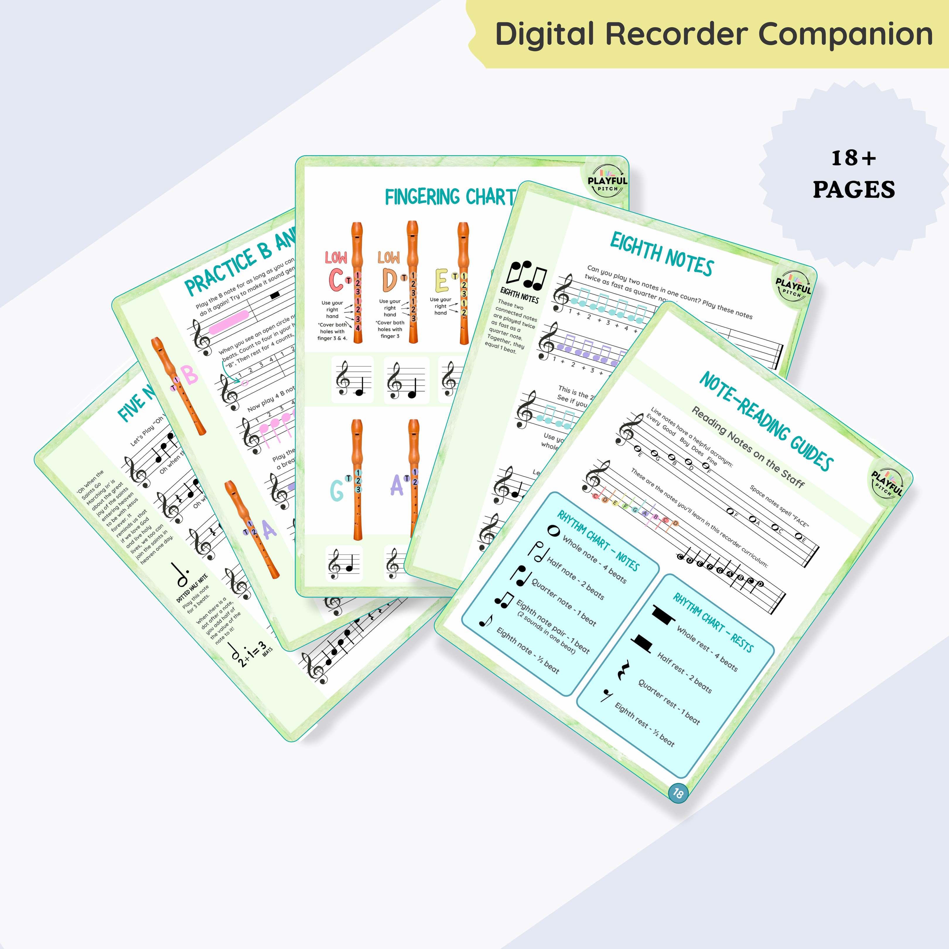 Classic Recorder Family Bundle + Catholic Music Curriculum