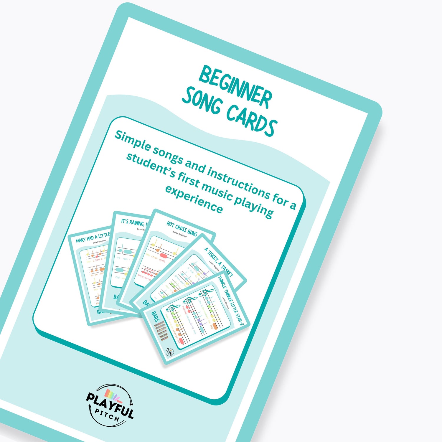 Beginner Song Cards | 7 Songs
