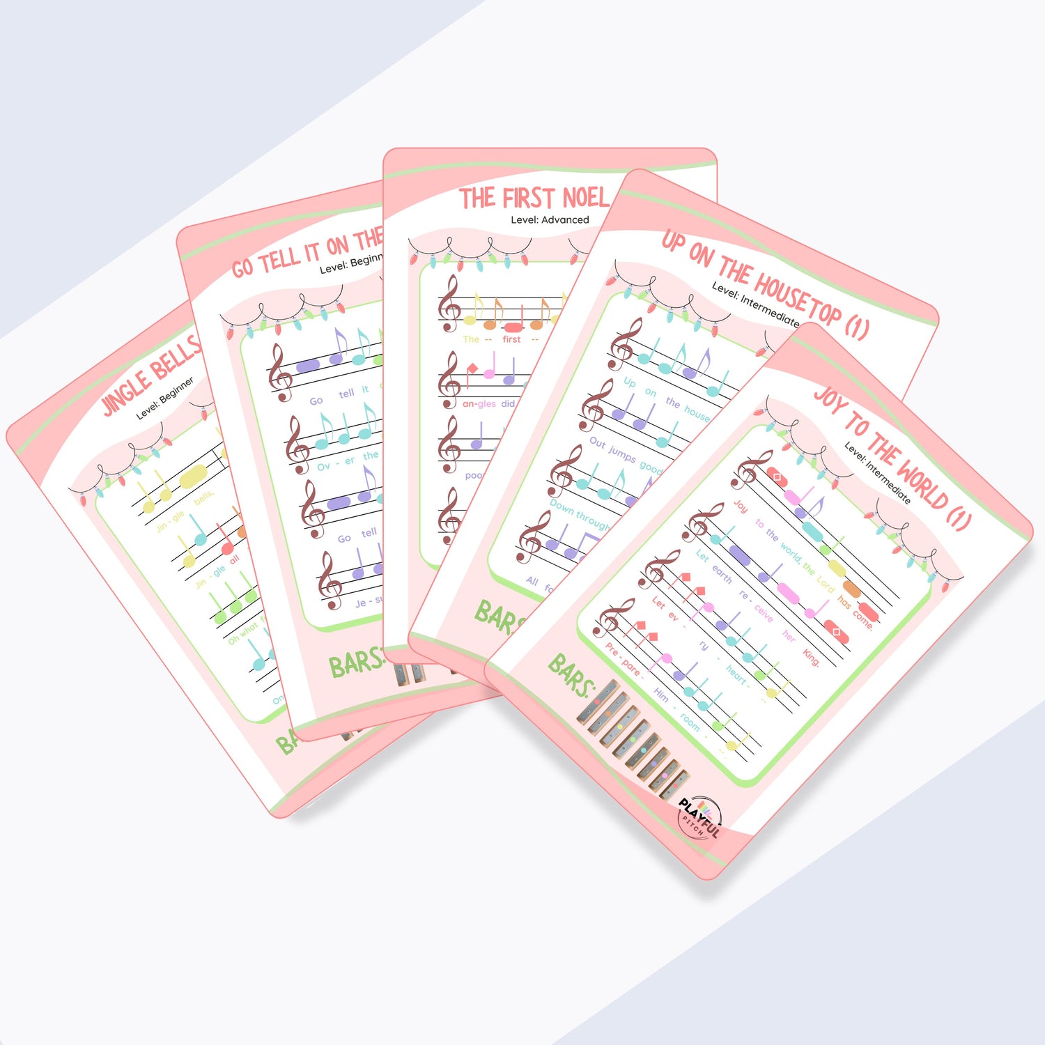 Song Cards Bundle | Christmas + Religious