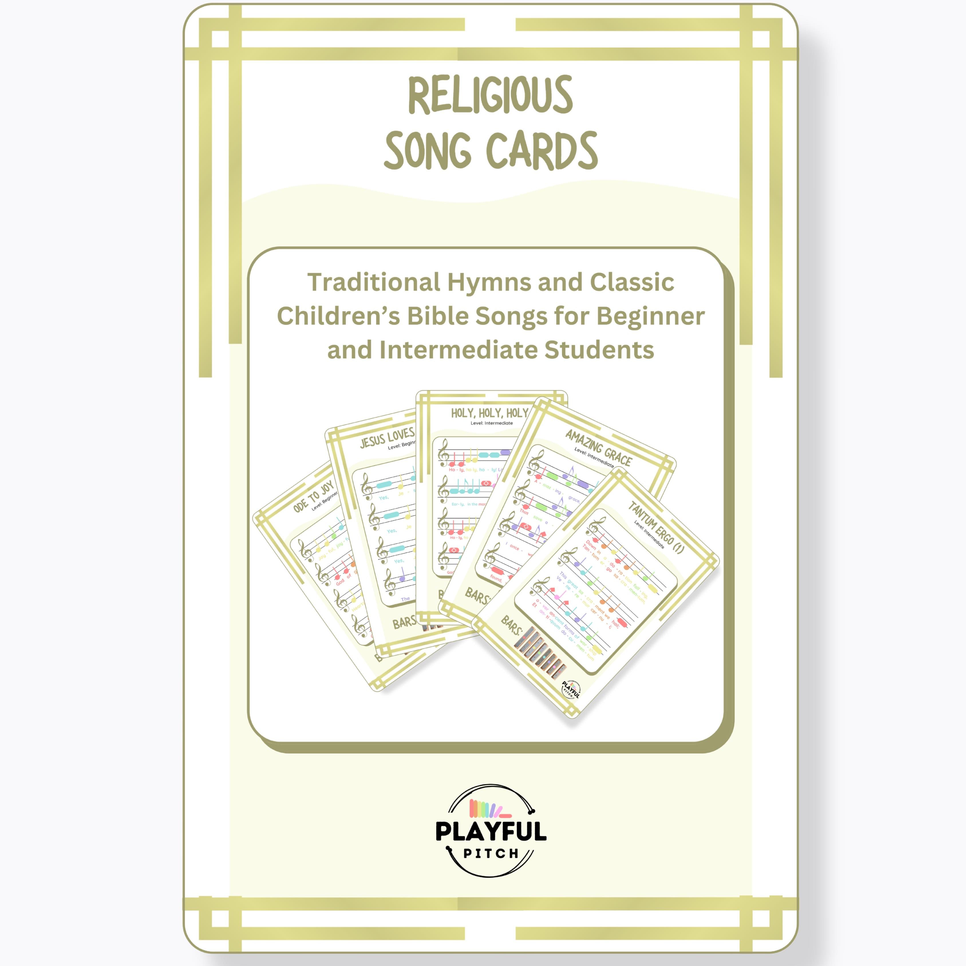 Religious Song Cards | 6 Songs