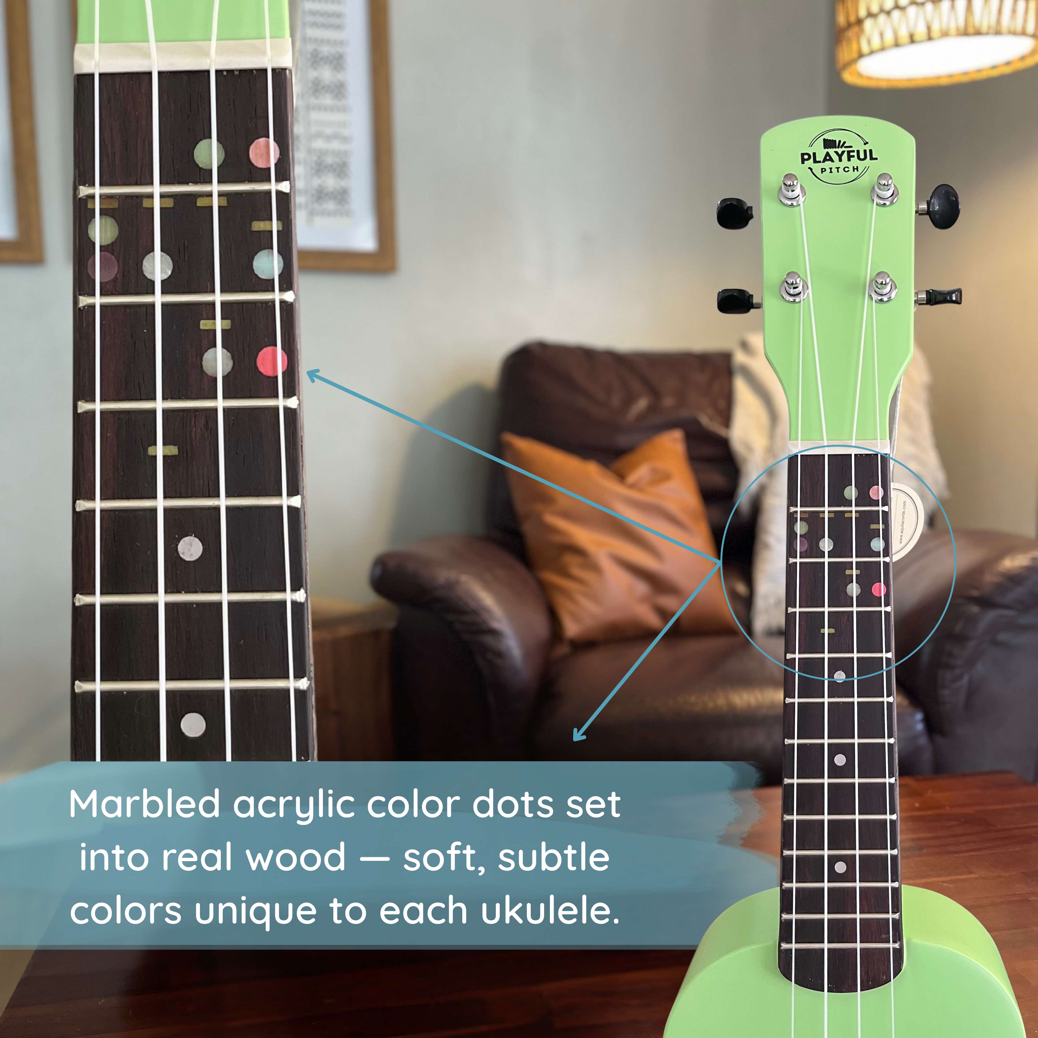 Green Soprano Ukulele Bundle