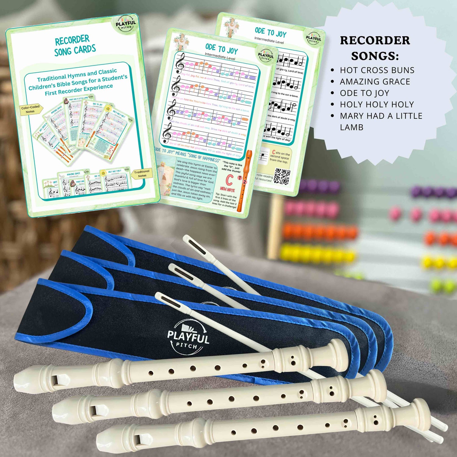 Classic Recorder Family Bundle + Catholic Music Curriculum