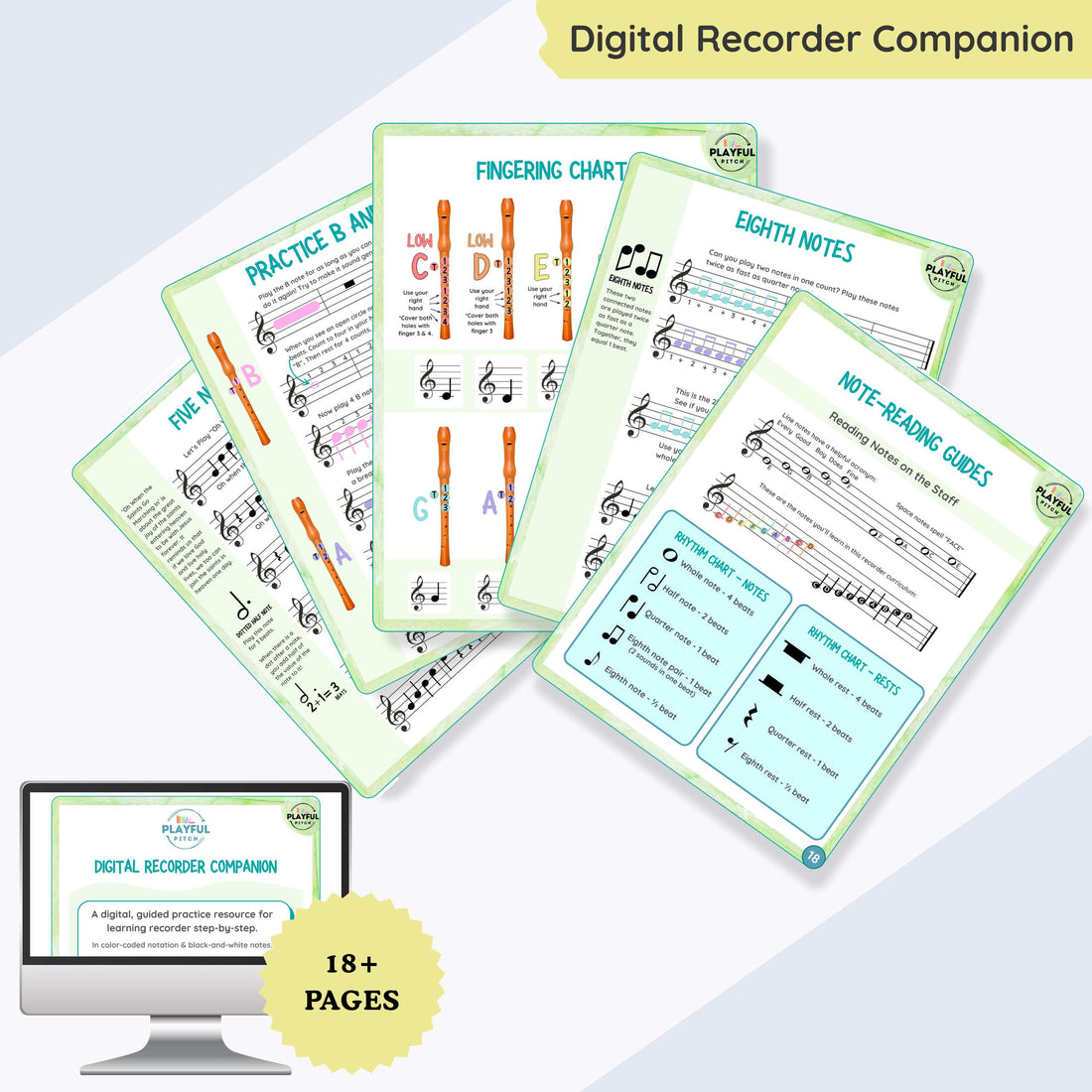 Recorder Song Cards + Catholic Music Curriculum