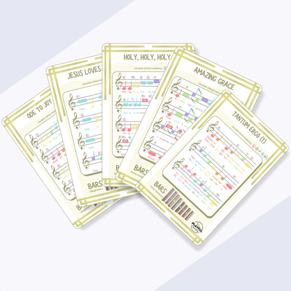 Religious &amp; Christmas Song Cards Bundle