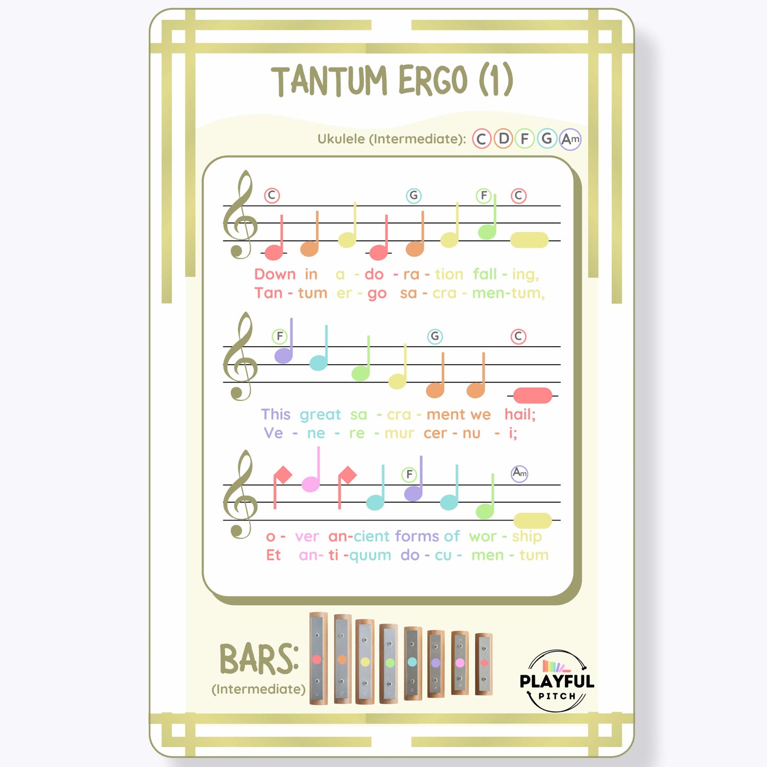 Religious &amp; Christmas Song Cards Bundle