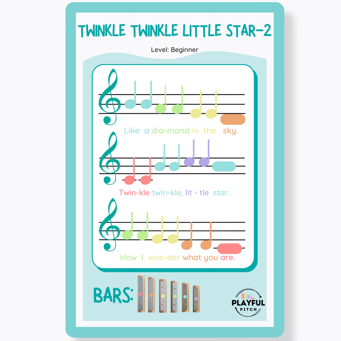 Beginner Song Cards | 7 Songs