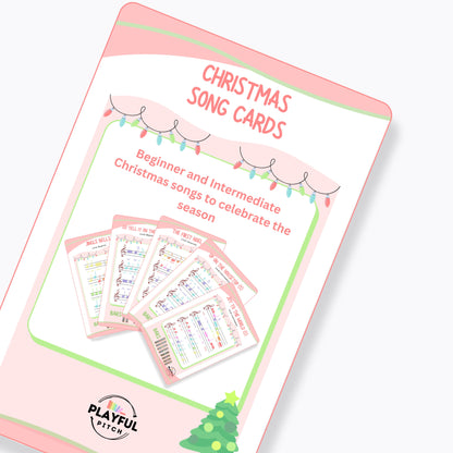 Christmas Song Cards | 6 Songs