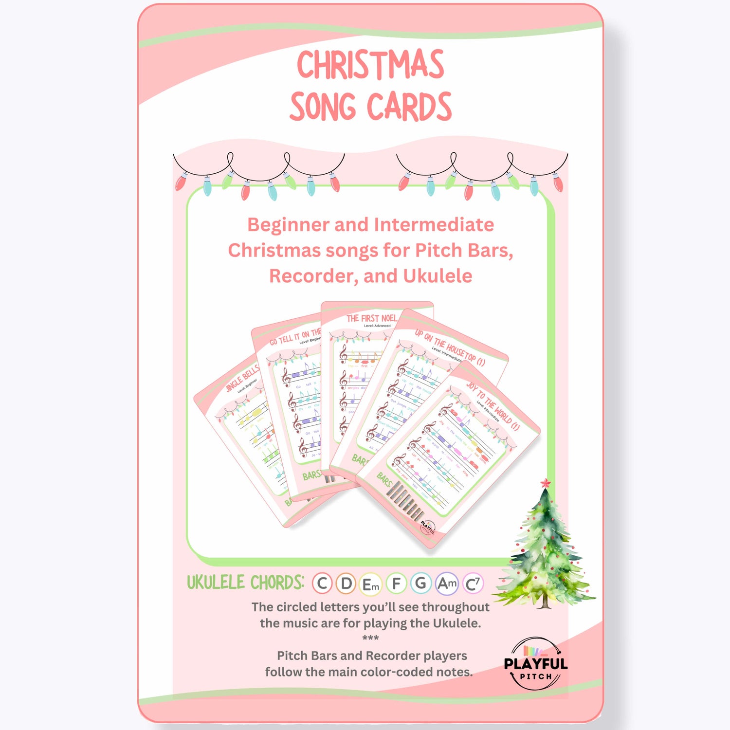 Christmas Song Cards