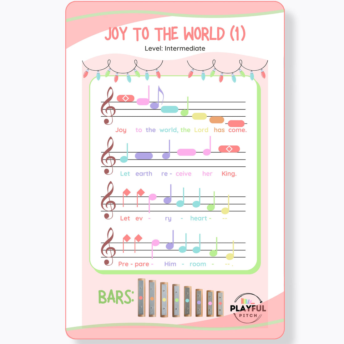 Christmas Song Cards | 6 Songs