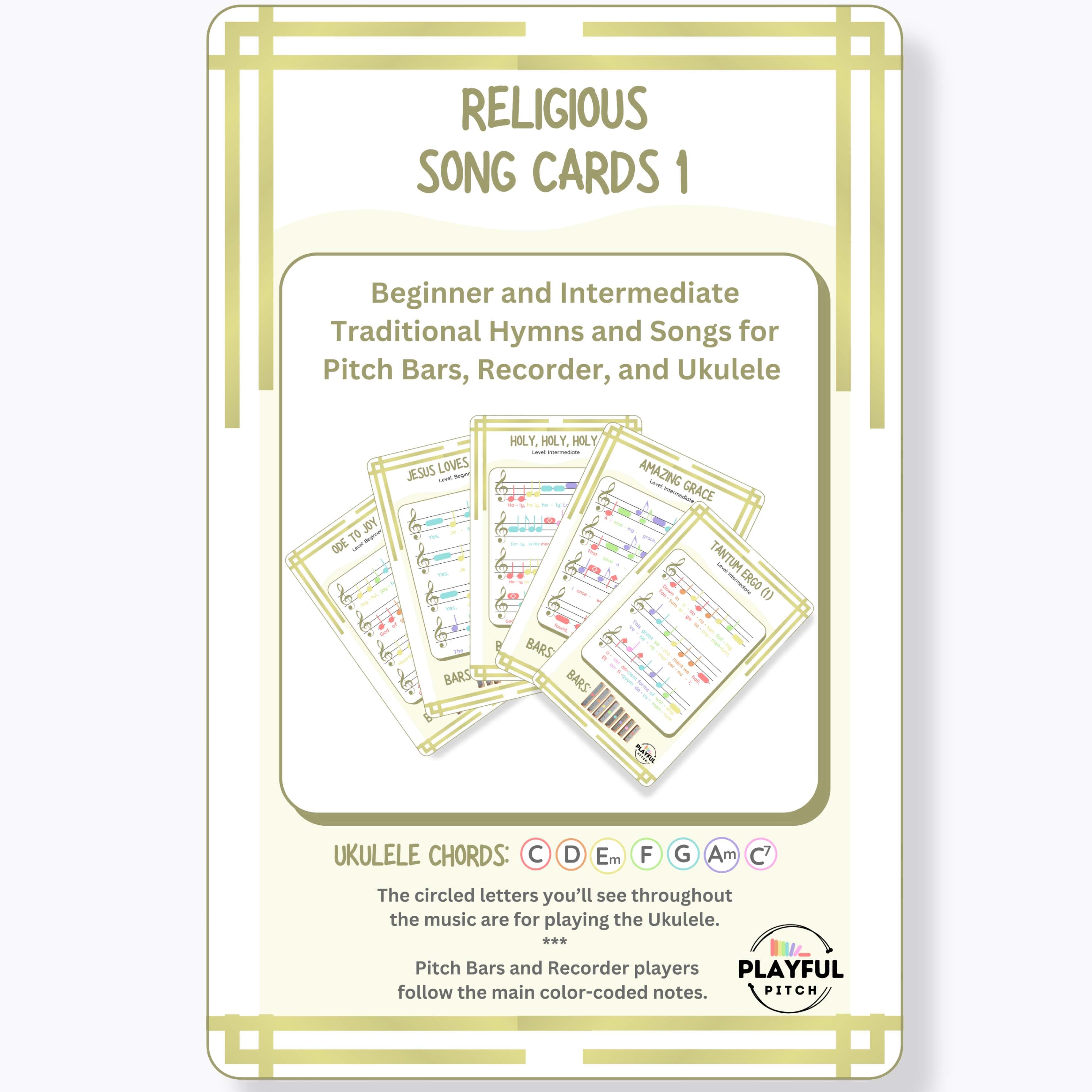 Religious Song Cards 1