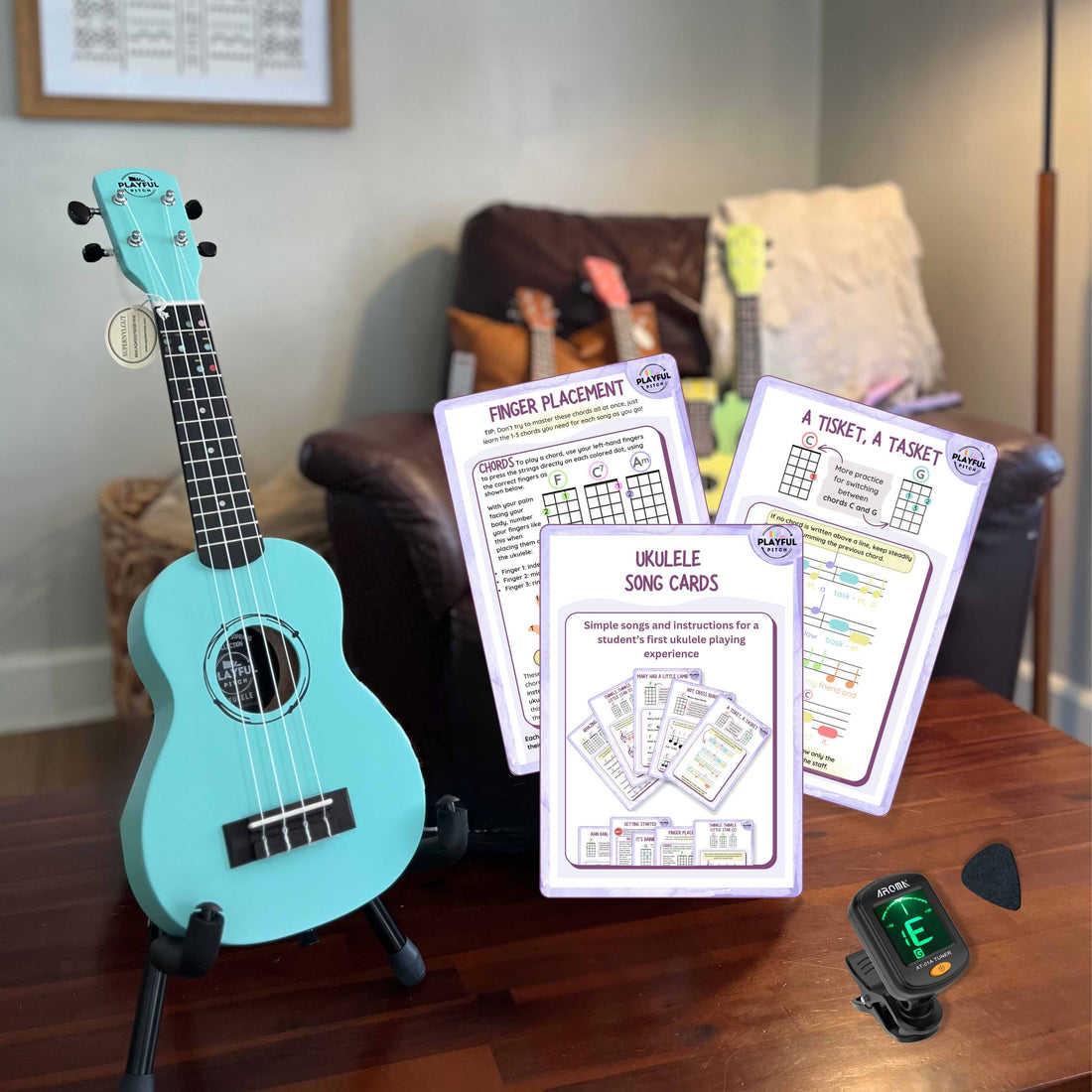 Blue Soprano Ukulele Set