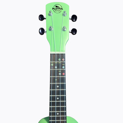 Green Soprano Ukulele Bundle