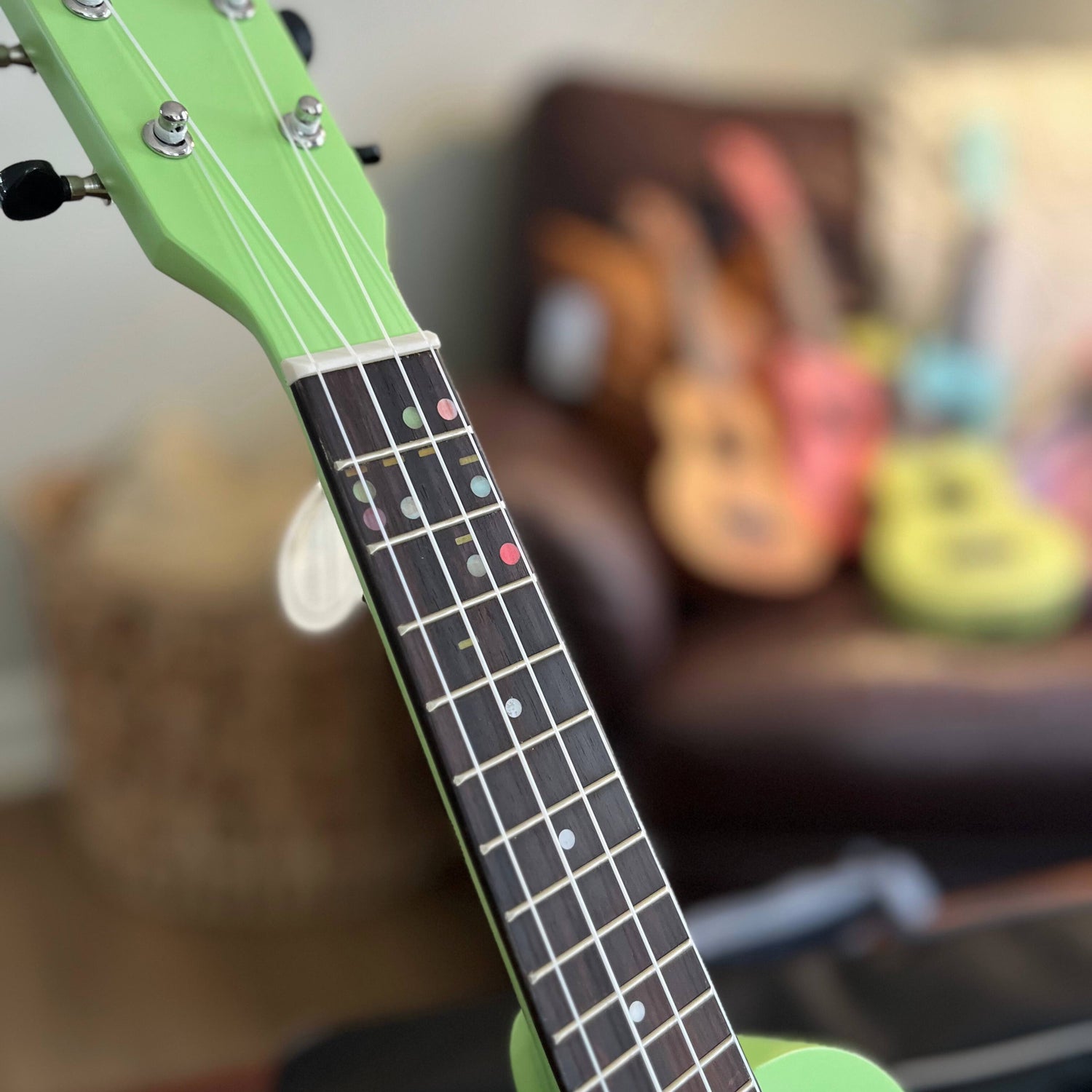 Green Soprano Ukulele Bundle