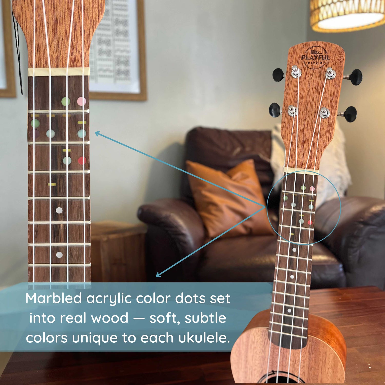 Mahogany Soprano Ukulele Set