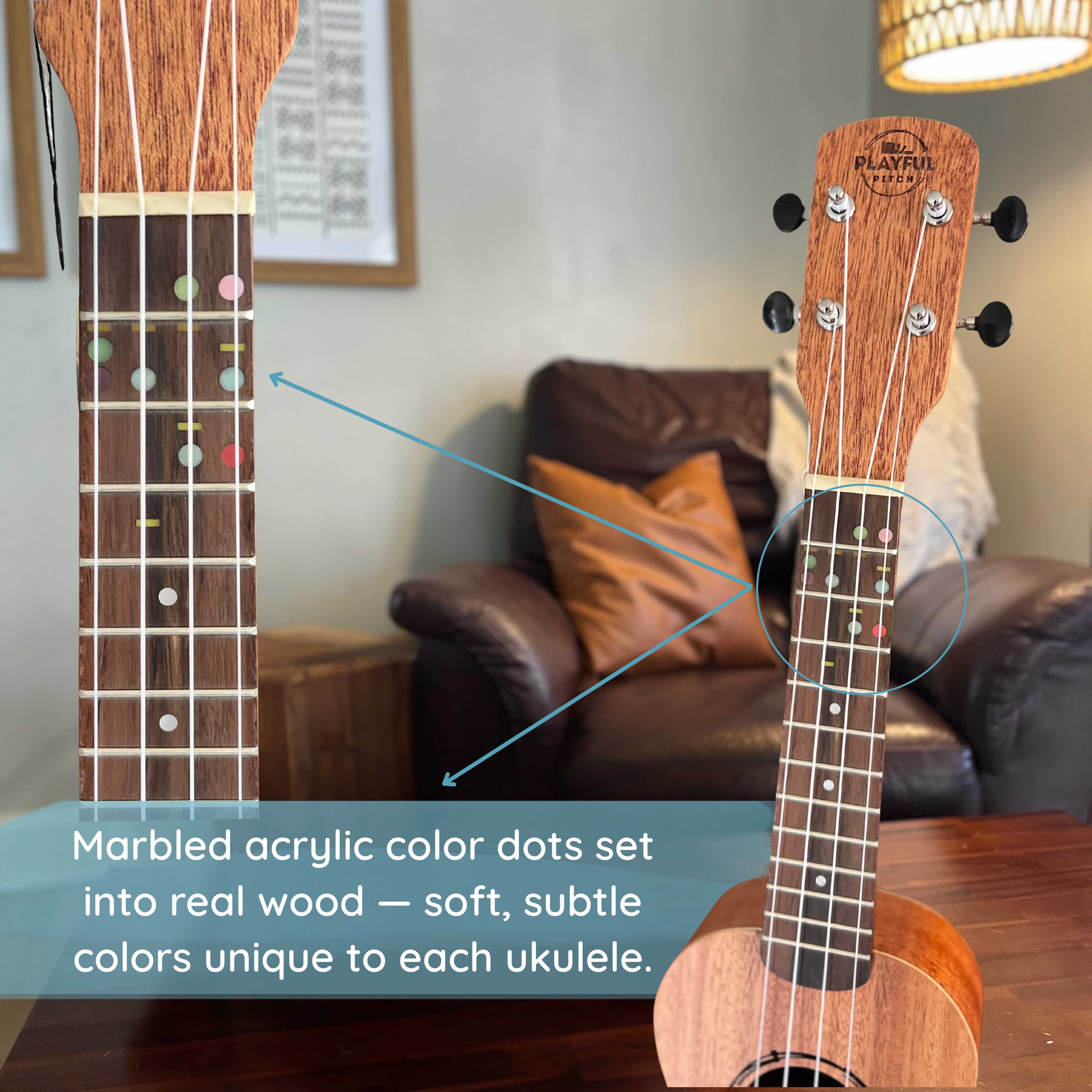 Mahogany Soprano Ukulele Set