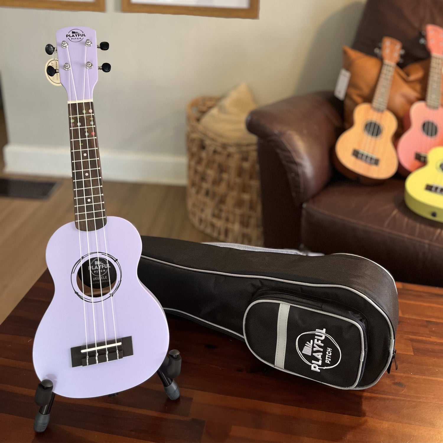 Purple Soprano Ukulele Bundle