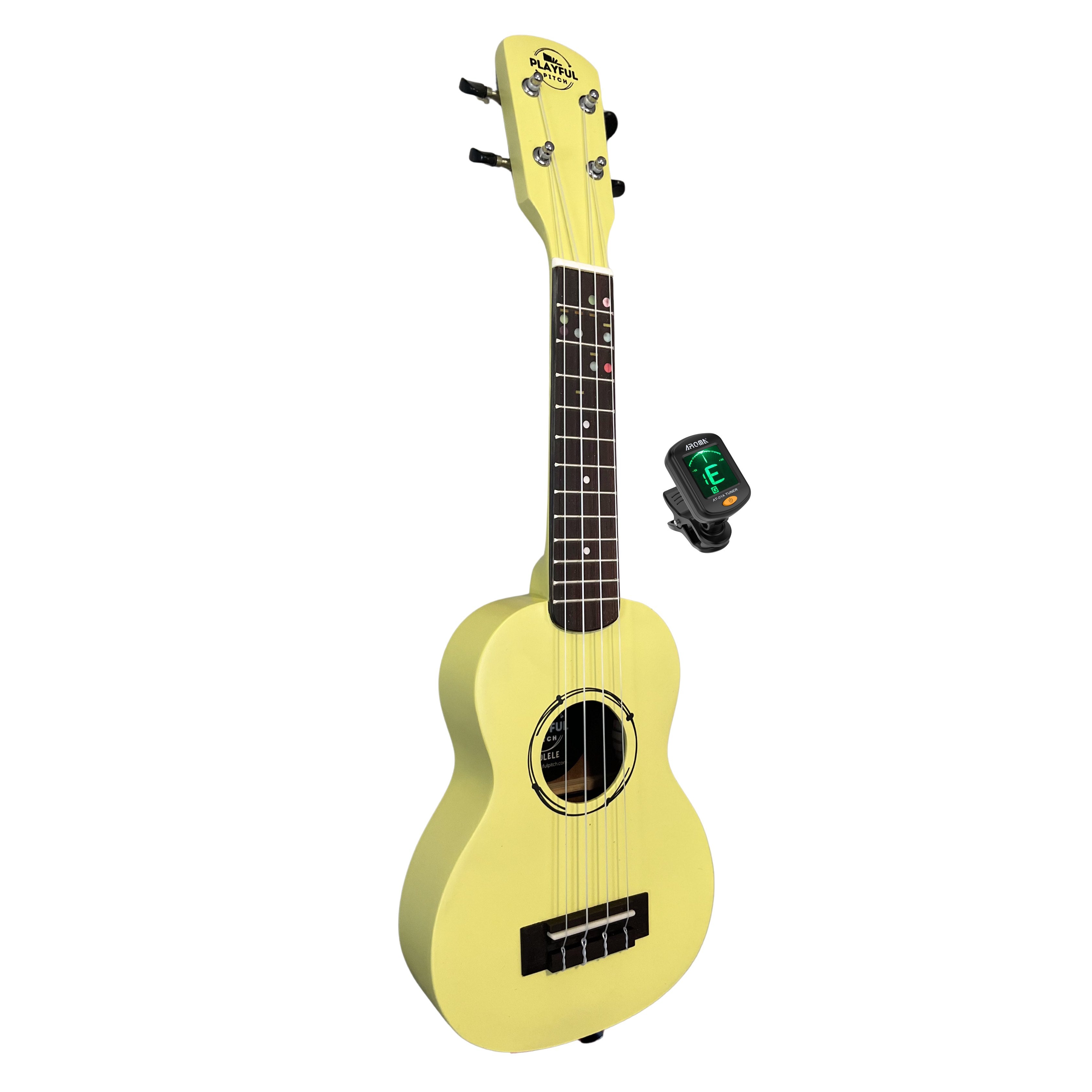 Yellow Soprano Ukulele Set