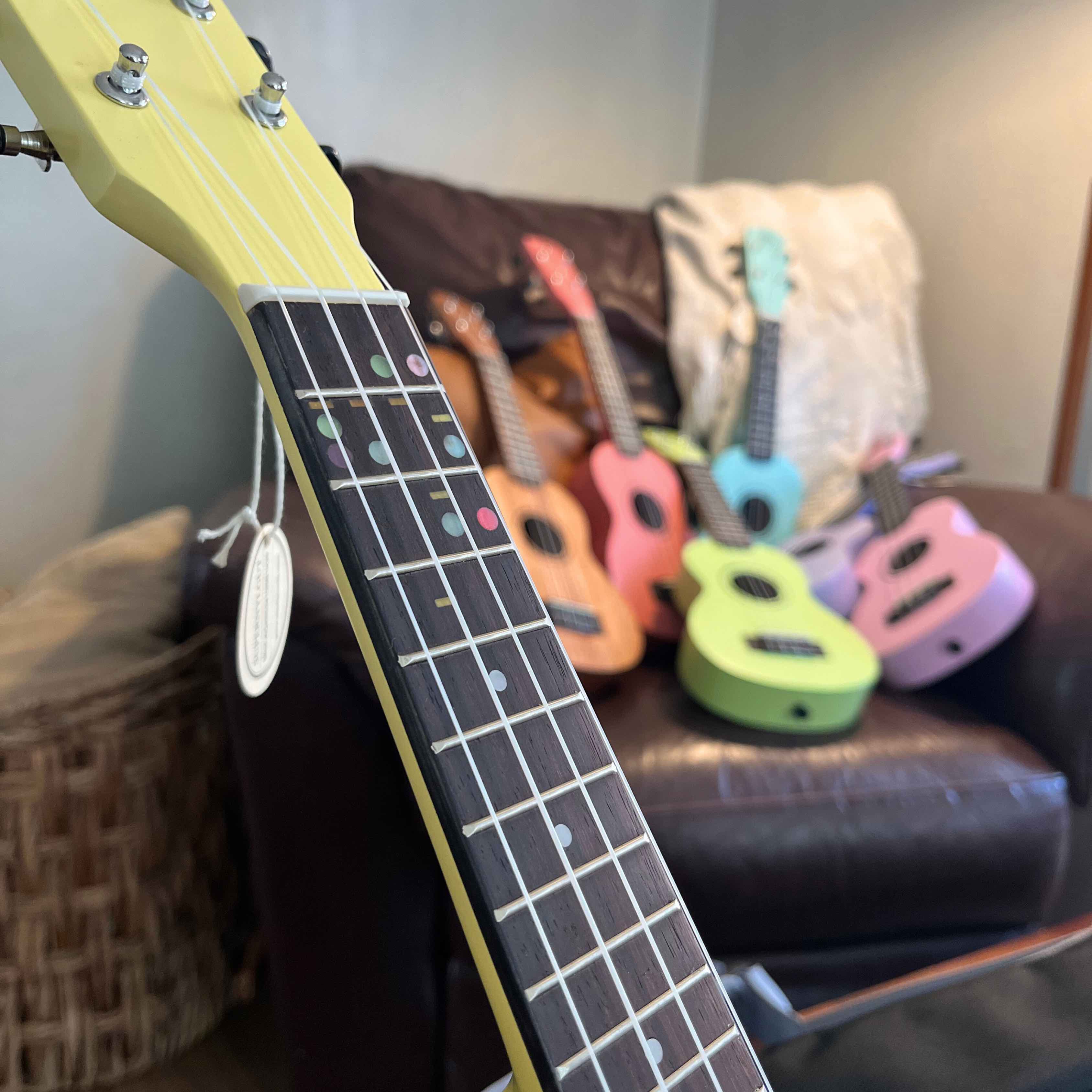 Yellow Soprano Ukulele Set