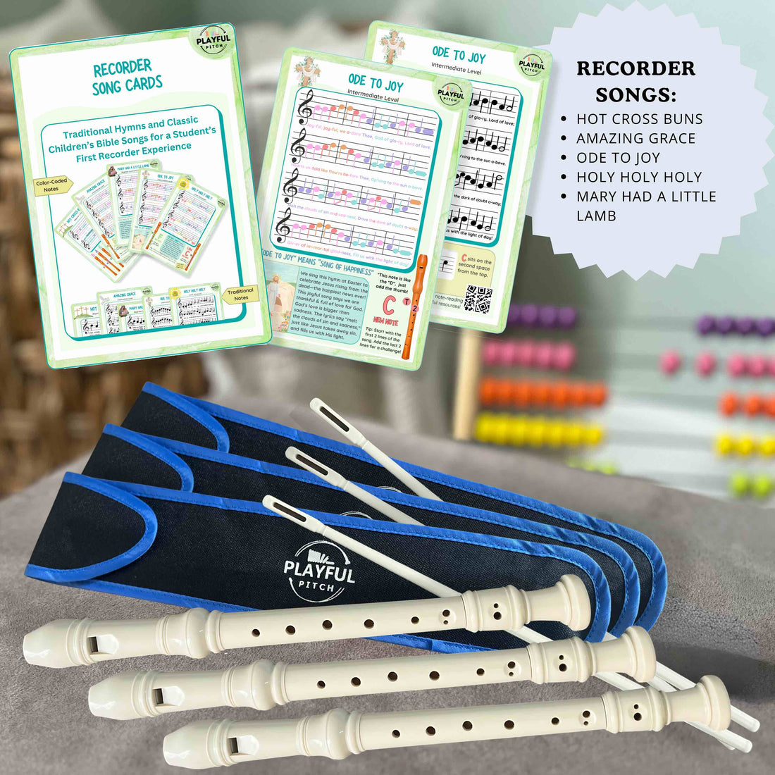 Classic Recorder Family Bundle + Catholic Music Curriculum