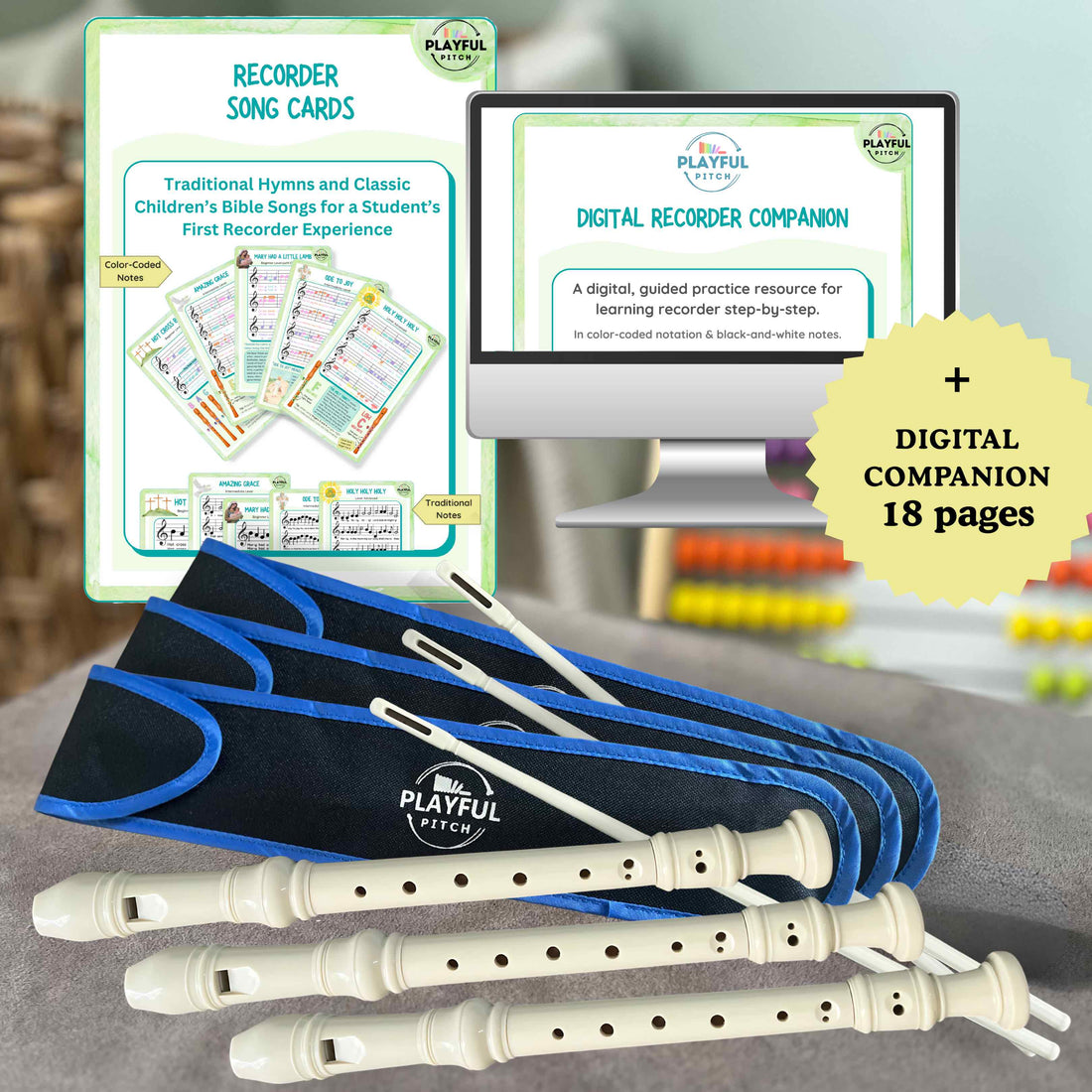 Classic Recorder Family Bundle + Catholic Music Curriculum