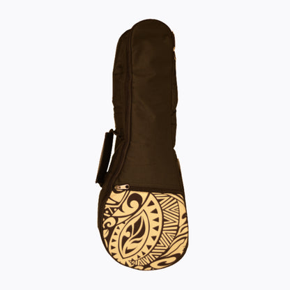 Cream Tribal Hawaiian Accent Bag for Ukulele (Soprano)