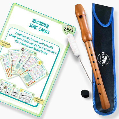 Wooden Recorder Set + Catholic Music Curriculum